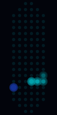 Retro Snake animation on LED earrings